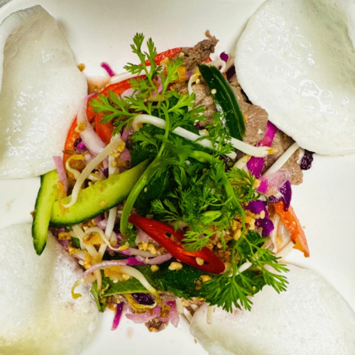 Salad bò