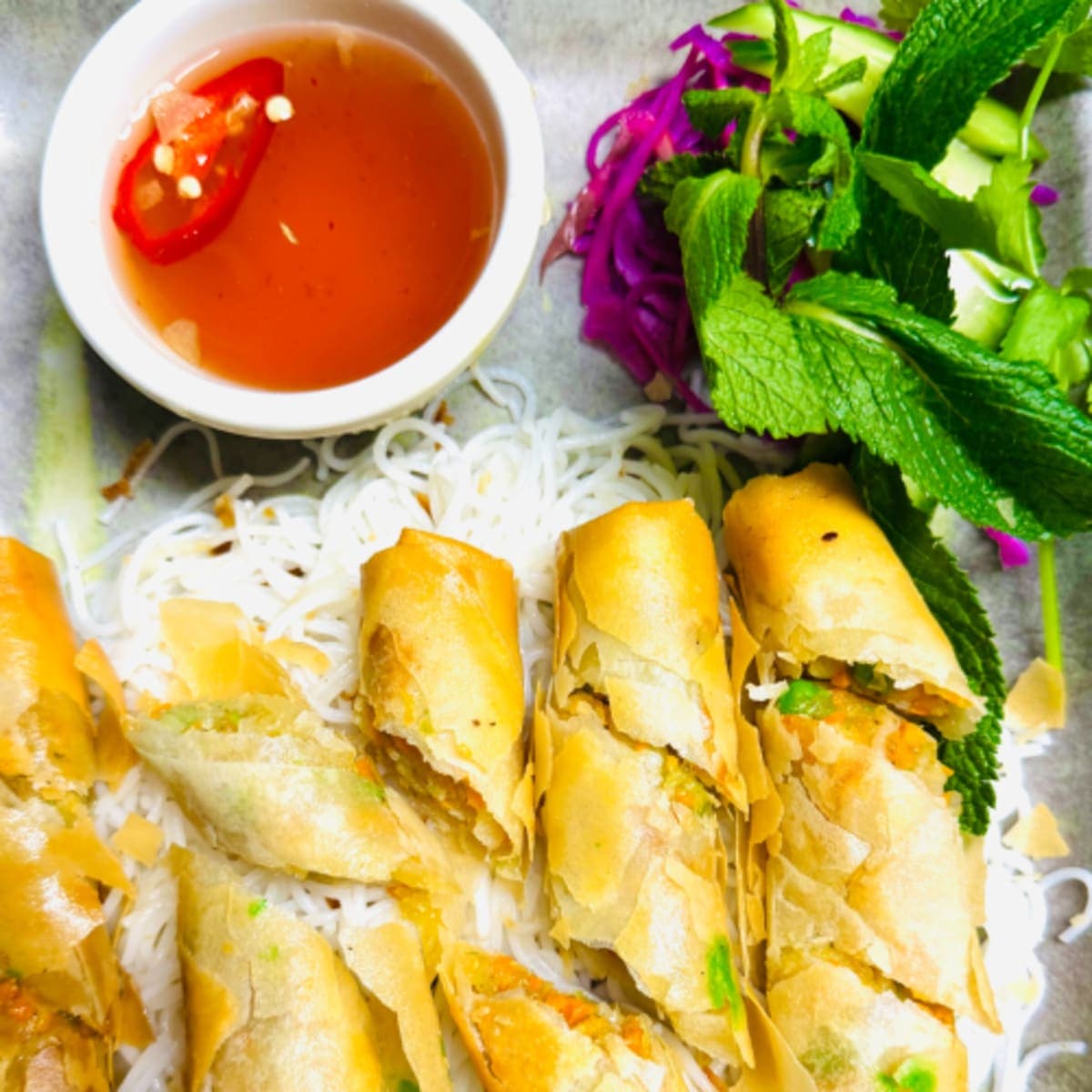 Bún nem gà